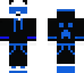 blue panda