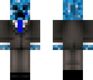 creeper de terno e gravata azul