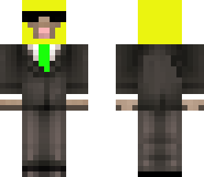 yellow sheep in a suit