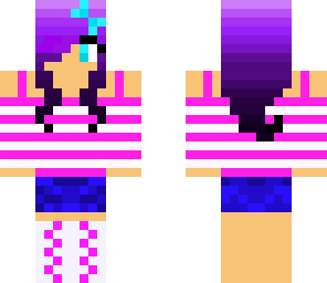 purple gamer girl