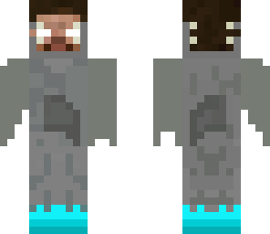 herobrine is eaten by a shark