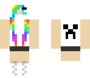rainbow ninja girl