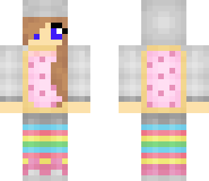 cute nyan cat with blue eyes
