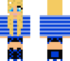 stripy jumper girl