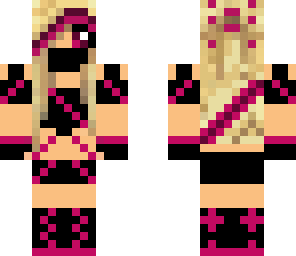 pinkish majenta ninja girl