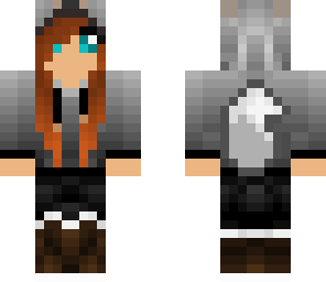 wolf girl brown hair