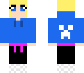 albino creeper hoodie