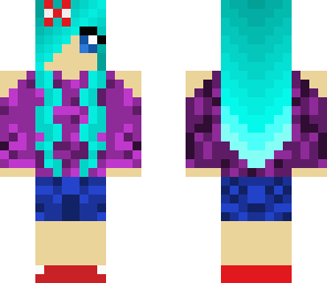 blue girl for minecraftgirl534