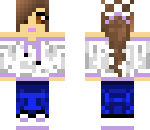 white-lavender girl skin