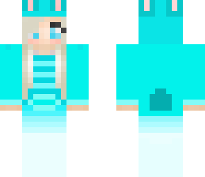 super cute blue bunny