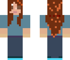 normal girl with brown hair