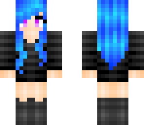 bgg blue goth girl