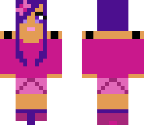 pretty purple girl