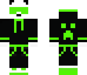 green panda