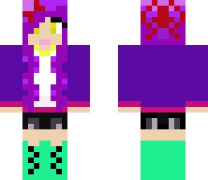 cute purple girl