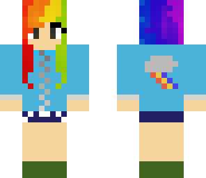 rainbow dash girl