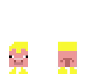 gold armor piggy
