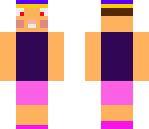 man in pink