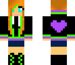 neon love girl