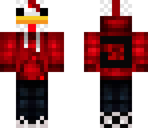 hoodie chicken with scar