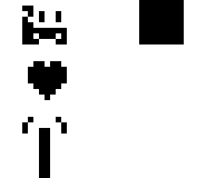 black and white
