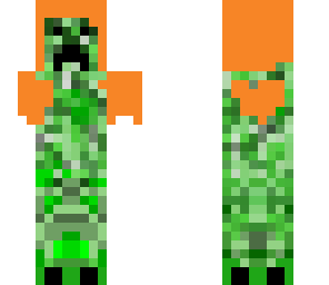 creeper with hair 