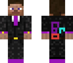 love for purple steve in a suit