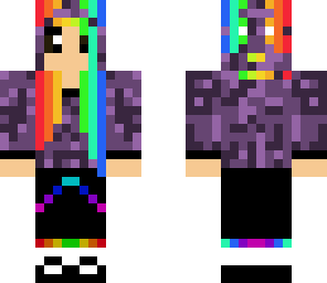 rainbow panda girl