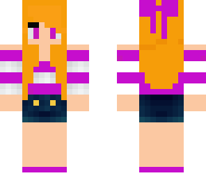 pretty purple girl