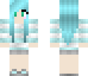 sky blue girl