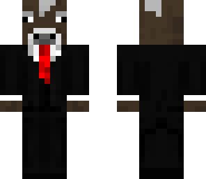 cow in a suit