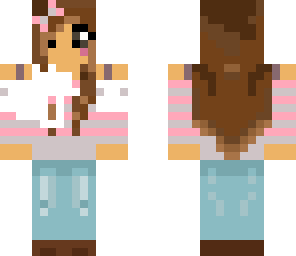 pink girl 1 with pants 