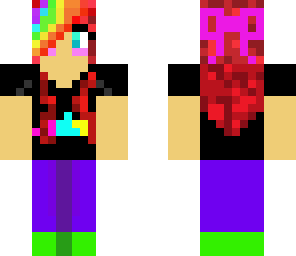 rainbow girl