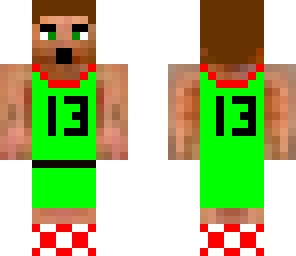 green basketball player