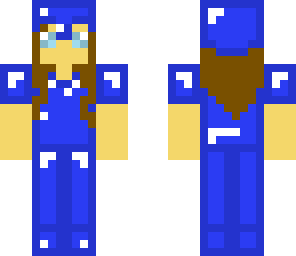 saphire-armoured girl