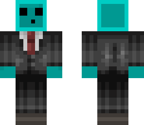 blue slime in a suit fix