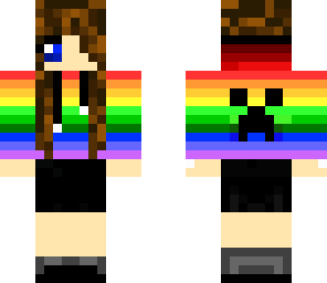 rainbow hoodie girls