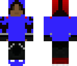 red and blue man