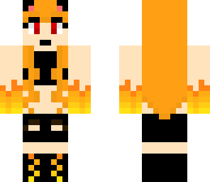 flame wolf girl