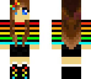 rainbow girl
