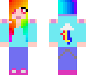 human rainbow dash
