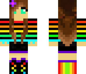 rainbow girl