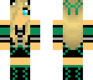 blond cat girl