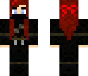 redhead ninja girl