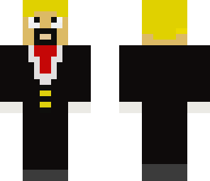 blond ant in suit