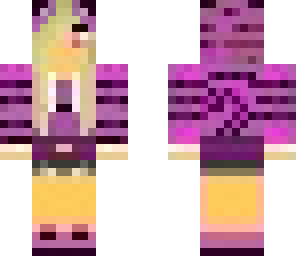 purple tiger girl