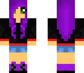purple hair