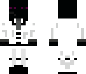 enderman in white tux