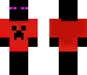 enderman with creeper t-shirt