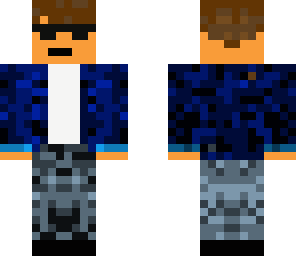 blue boy with sun glasses